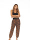 Cotton Stonewash Golden Sun Moon Cargo Pant