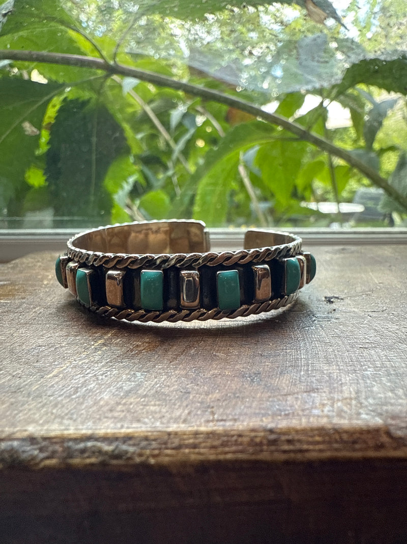 Turquoise & Sterling Silver Cuff Bracelet