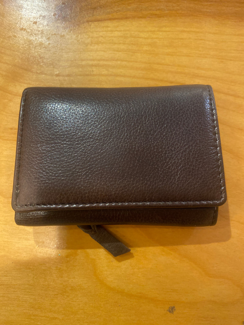 Genuine Leather Magnetic Bifold Wallet