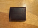 Bifold Leather Wallet with Side flap