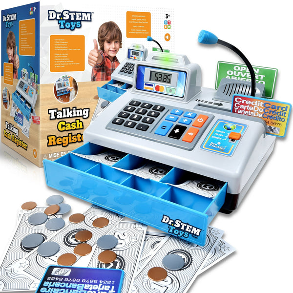 Dr. STEM Toys Talking Cash Register (Silver)