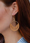 Sadie Crochet Earrings - Tan