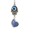 Evil Eye Hand with Rough Sodalite Earrings