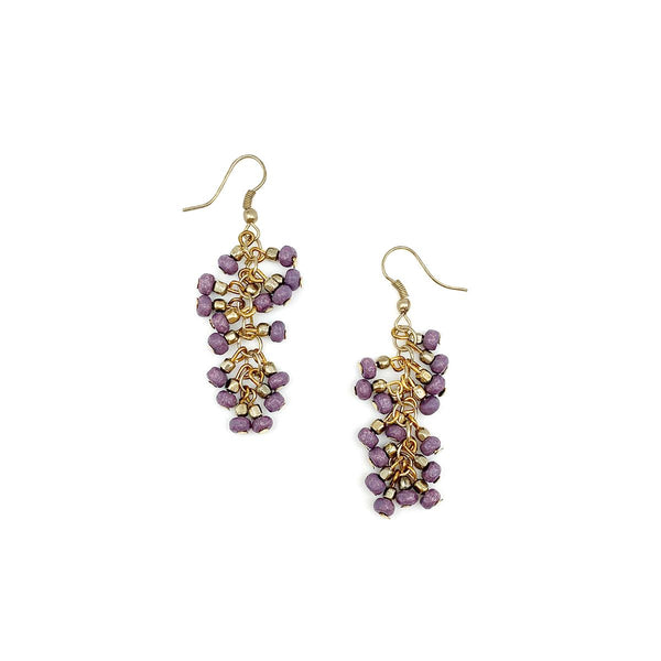 Sachi Chromatic Hues – Dangle Cluster Earrings