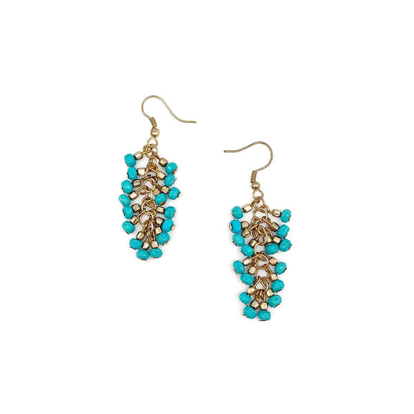 Sachi Chromatic Hues – Dangle Cluster Earrings