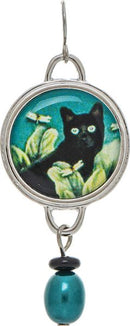 Black Cat Crossed My Path Earrings