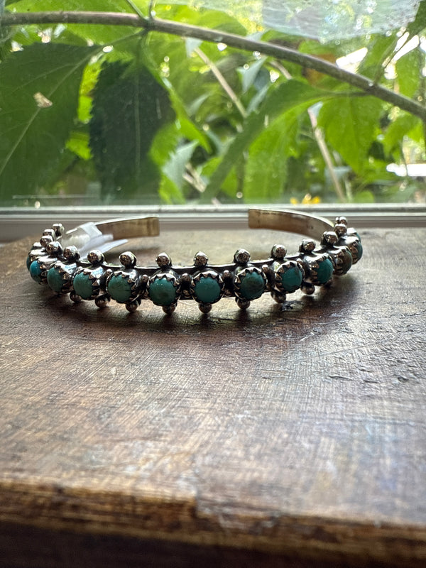 Turquoise & Sterling Silver Cuff Bracelet