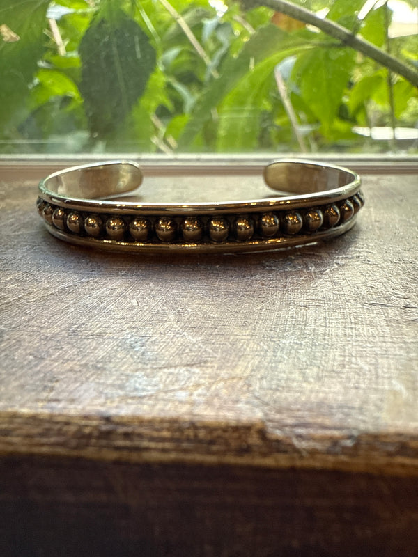 Sterling Silver Bubble Cuff Bracelet