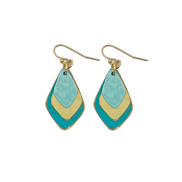 Brass Patina Earrings