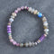 Labradorite and Purple Polar Stretch Bracelet
