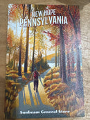 New Hope, PA - Walk in the Woods - Day Hike - Sunbeam General Store Magnet
