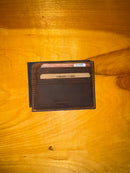 Leather Magnetic Credit Card Case and Card Holder