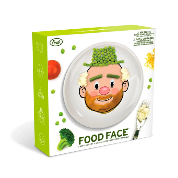 Food Face Dinner Plate