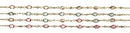 Facet and Crystal Bead Chain Necklace