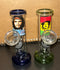 Small Glass Water Pipe Blue/Green