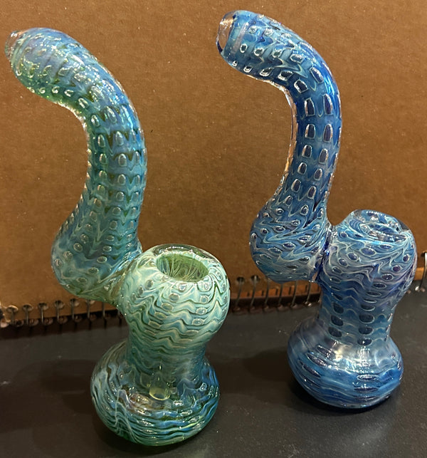 Bubbly Glass Smoking Pipe