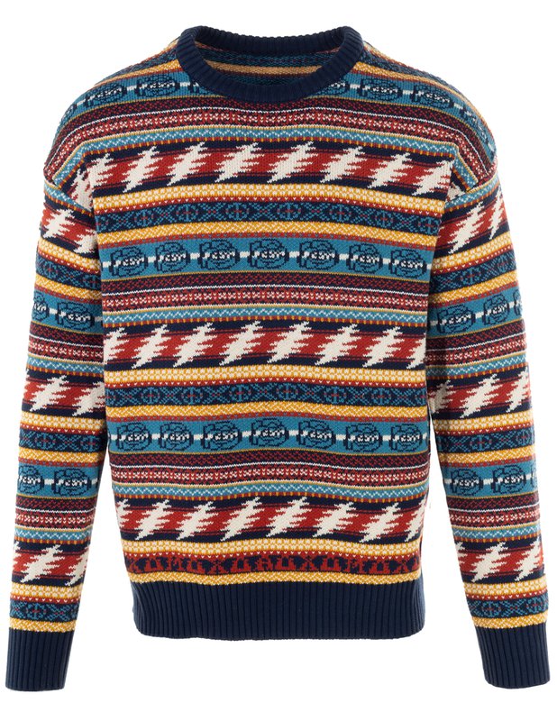 Grateful Dead Cotton Fair Isle Sweater