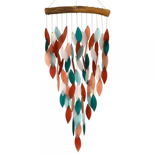 Deluxe Coral & Teal Waterfall Chime