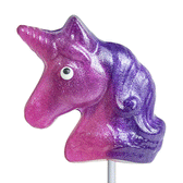 Glitter Swirl Unicorn Lollipop