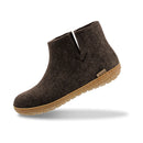 Boot with Honey Rubber Sole- Brown