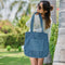 Ember Steel Corduroy Tote