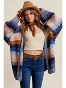 Hand-Crochet Open Cardigan