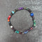 Ruby and Sapphire Cubed Bracelet