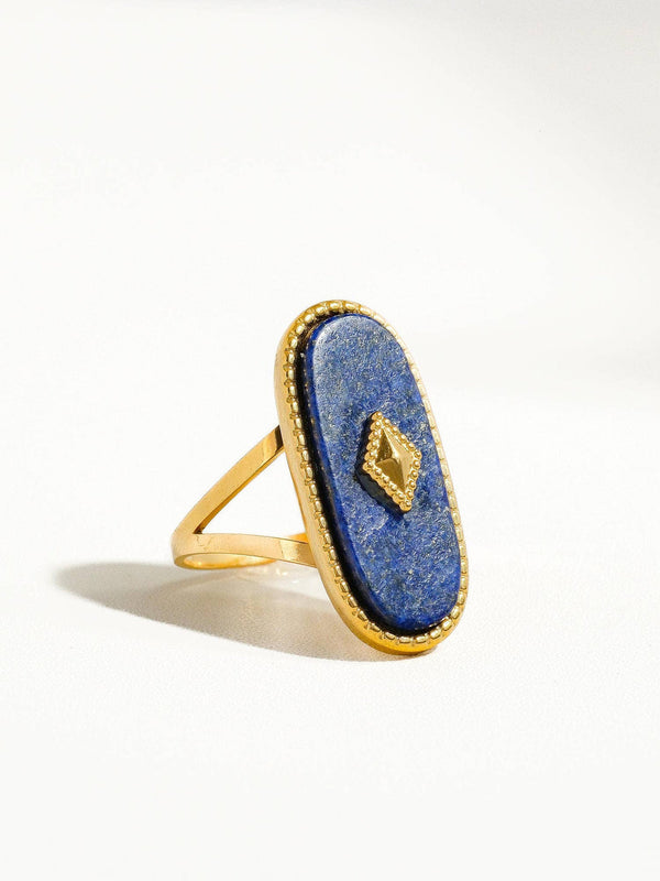 French Blue Lapis Ring