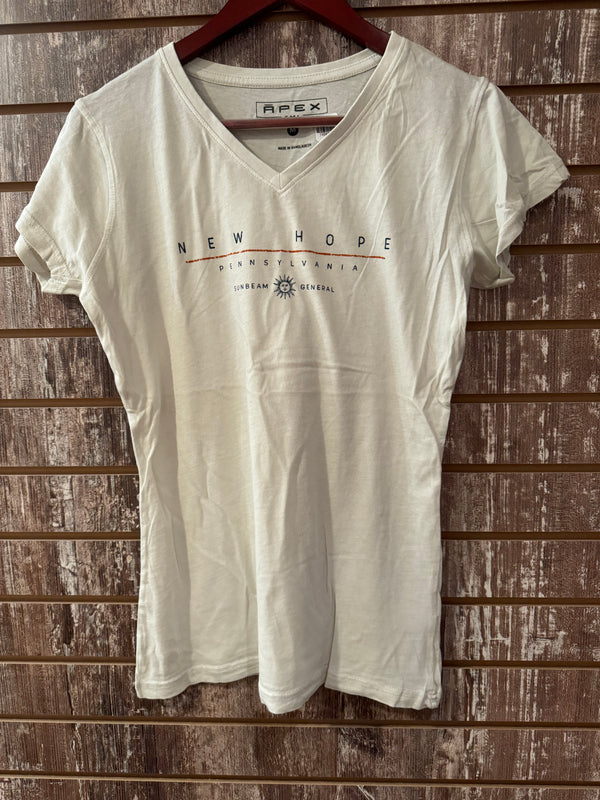 New Hope Icon Women's V-neck Tee - Sand