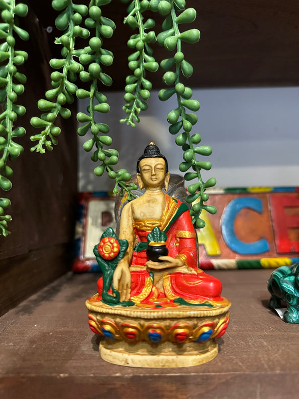 Resin Buddha- Painted