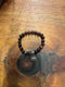 Gemstone Stretch Bracelet with Pendant