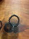 Gemstone Stretch Bracelet with Pendant