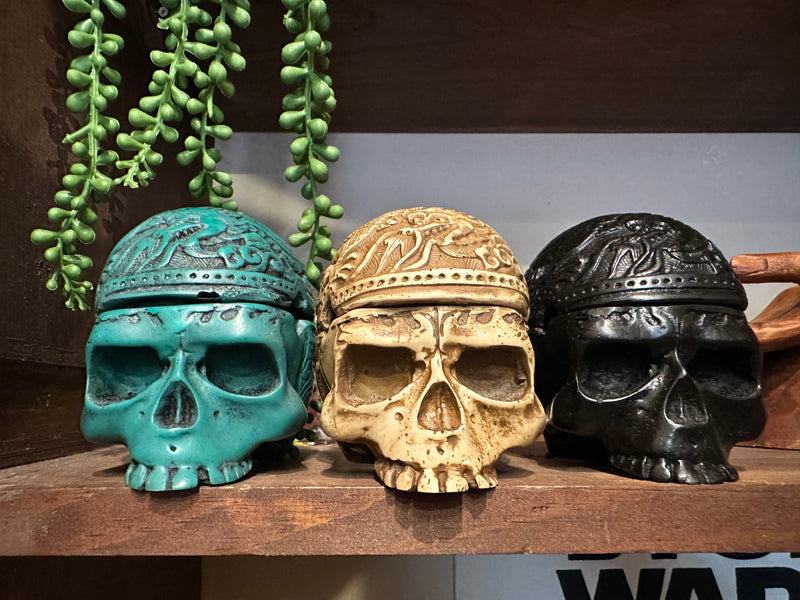 Resin Skull Statue