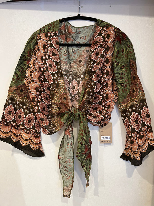 Paisley Tie Top