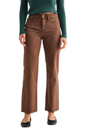 High Rise Straight Ankle "Tummy Tuck" Jeans