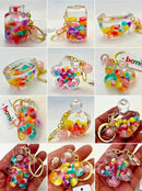 Colorful Bubble Floaty Key Charm