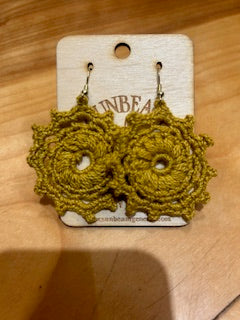 Crochet Hoop Earrings