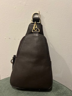 Leather Crossbody Backpack