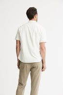 Linen Blend Short Sleeve Shirt