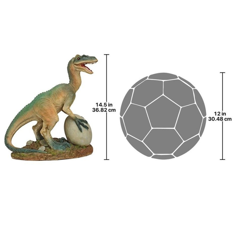 The Egg Beater Raptor Dinosaur Statue