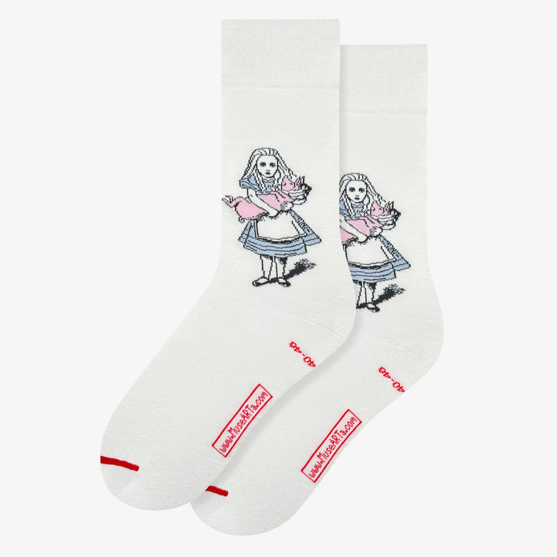 Women's John Tenniel - Alice's Adventures in Wonderland Sock