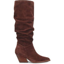 Darlene Boots- Burgundy Suede