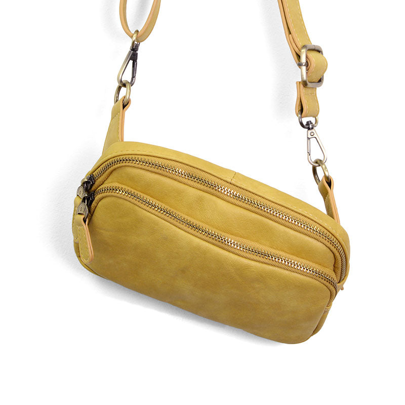 Kylie Double Zip Sling/Belt Bag