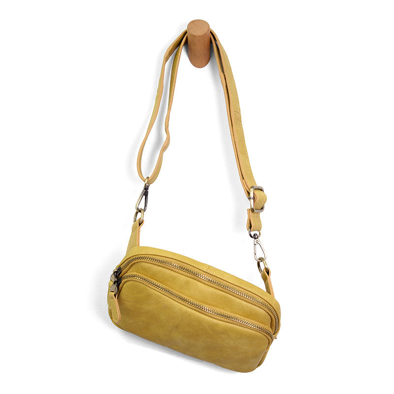 Kylie Double Zip Sling/Belt Bag