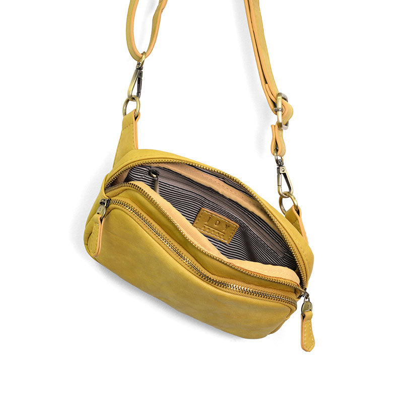 Kylie Double Zip Sling/Belt Bag