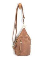 Faux Suede Skyler Sling Bag