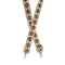 Tan Studded Daisy Embroidered Guitar Strap