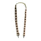 Tan Studded Daisy Embroidered Guitar Strap