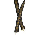 Navy Hand Nailed Studded Guitar Strap