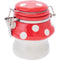 Mushroom Ceramic Jar with Clasp